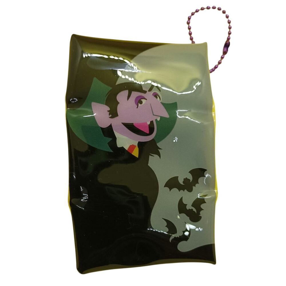 Sesame street count von count pass / credit card clear pouch